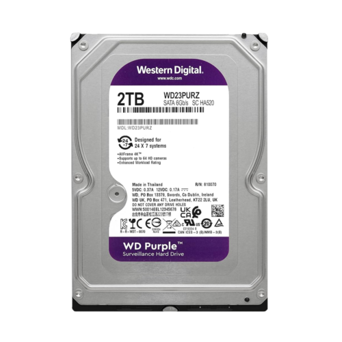 Western-Digital-2TB-WD-Purple-Surveillance-Internal-Hard-Drive-HDD-1 2TB Internal Desktop Hard Drive (Used)