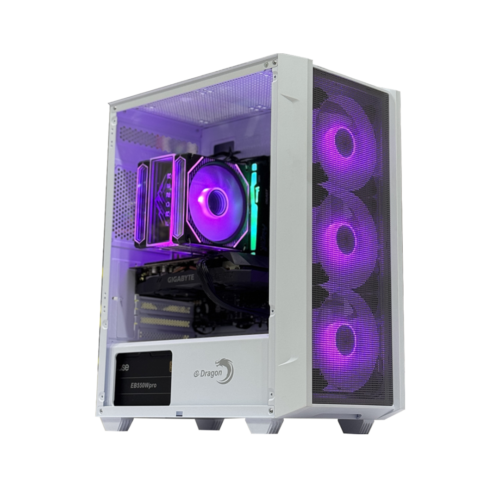 EDRAGON SYRUX WHITE GAMING CASE WITH 3 FANS