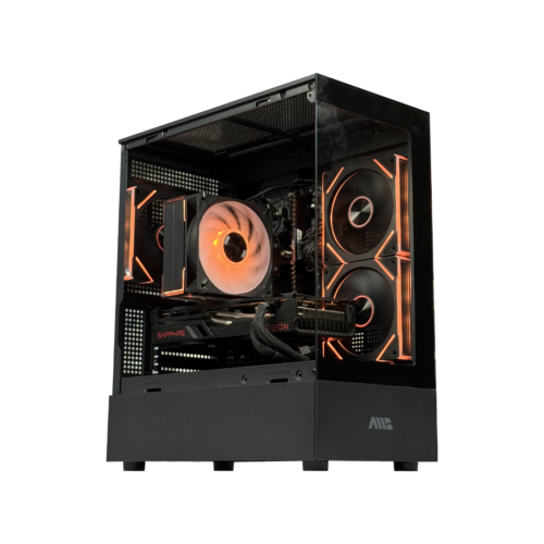 AMS HALO MATX GAMING CASE WITH 3× INFINITY FANS
